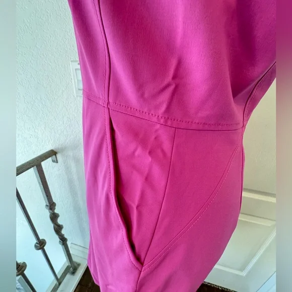 NWT J. Crew Sz 14T Resume Dress Pink Midi Dress - Picture 6 of 7